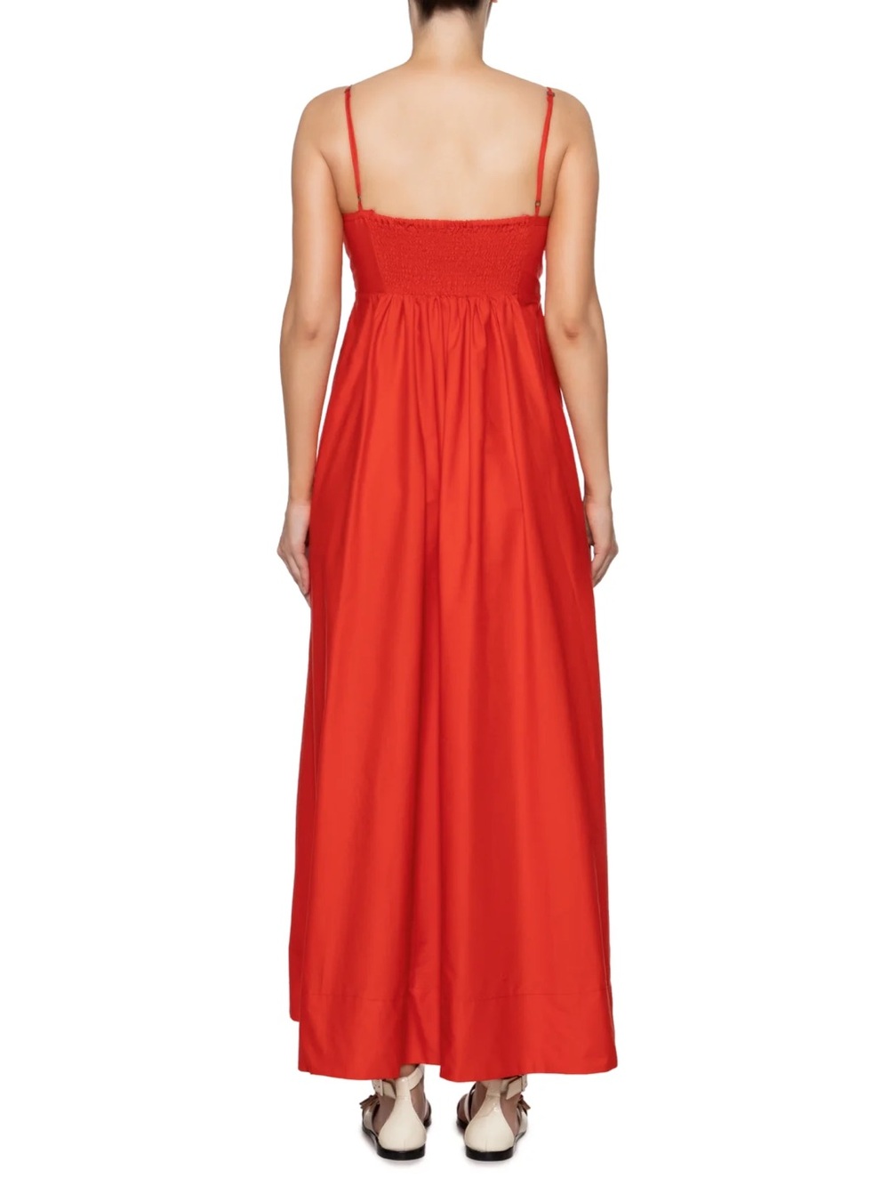 FARM Rio Red Sundress with Spaghetti Straps - Picture 3 of 6